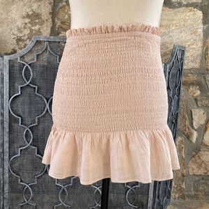 Smocked Mini skirt
